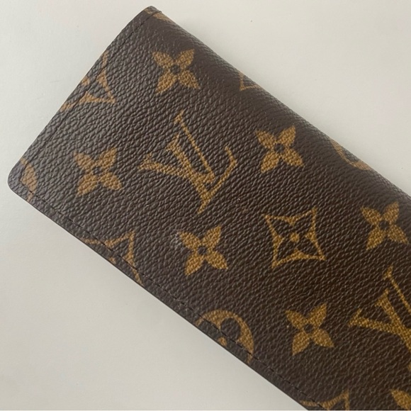 Authentic Louis Vuitton Monogram Etui Lunettes Simple Glasses Case - Picture 5 of 10